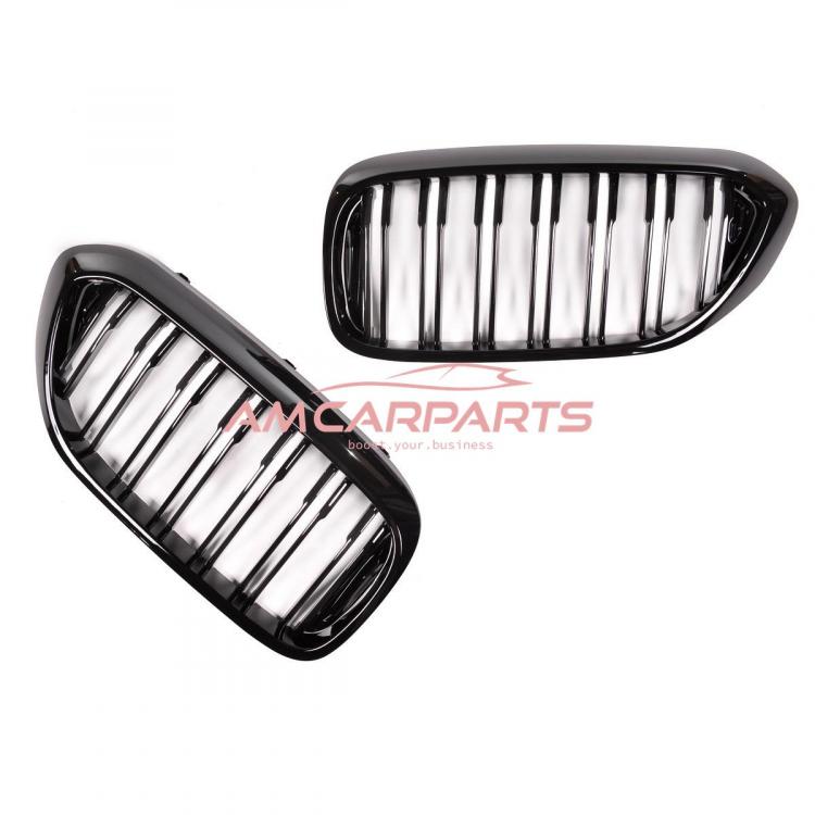 Upgrade Design Kühlergrill / Sportgrill passend für BMW 5er G30 / G31 Vor-Facelift 17-20 Hochglanz schwarz