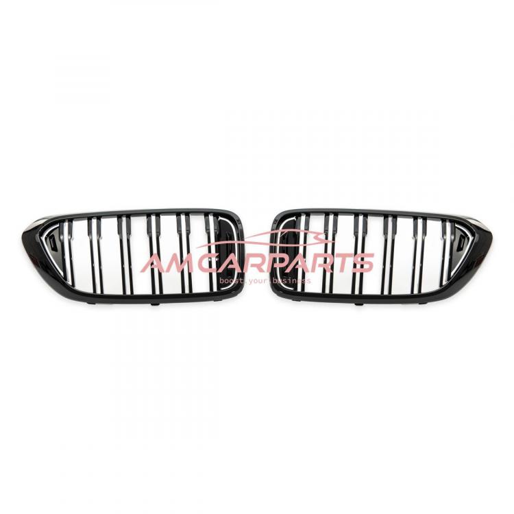 Upgrade Design Kühlergrill / Sportgrill passend für BMW 6er G32 Vor-Facelift 17-20 Hochglanz schwarz