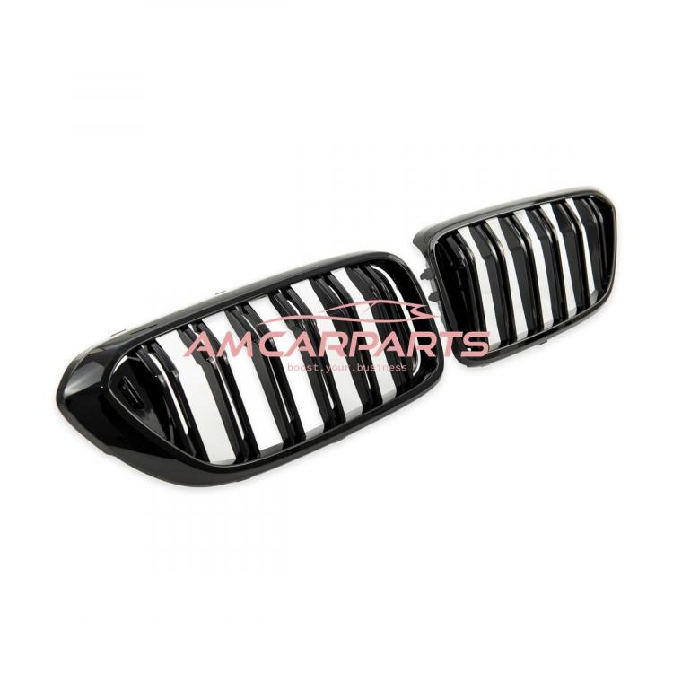 Upgrade Design Kühlergrill / Sportgrill passend für BMW 6er G32 Vor-Facelift 17-20 Hochglanz schwarz