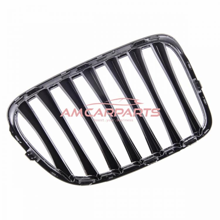 Upgrade Design Kühlergrill / Sportgrill passend für BMW X1 E84 09-15 Hochglanz schwarz