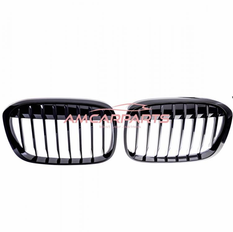 Upgrade Design Kühlergrill / Sportgrill passend für BMW X1 F48 Vor-Facelift 15-19 Hochglanz schwarz