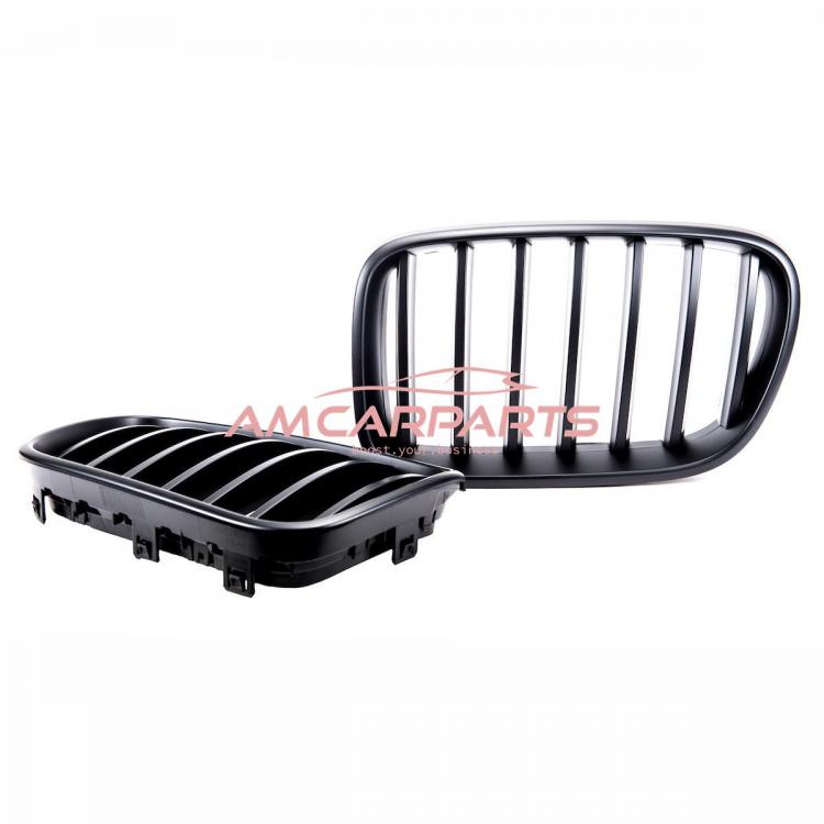 Upgrade Design Kühlergrill / Sportgrill passend für BMW X3 F25 Vor-Facelift 10-14 Matt schwarz