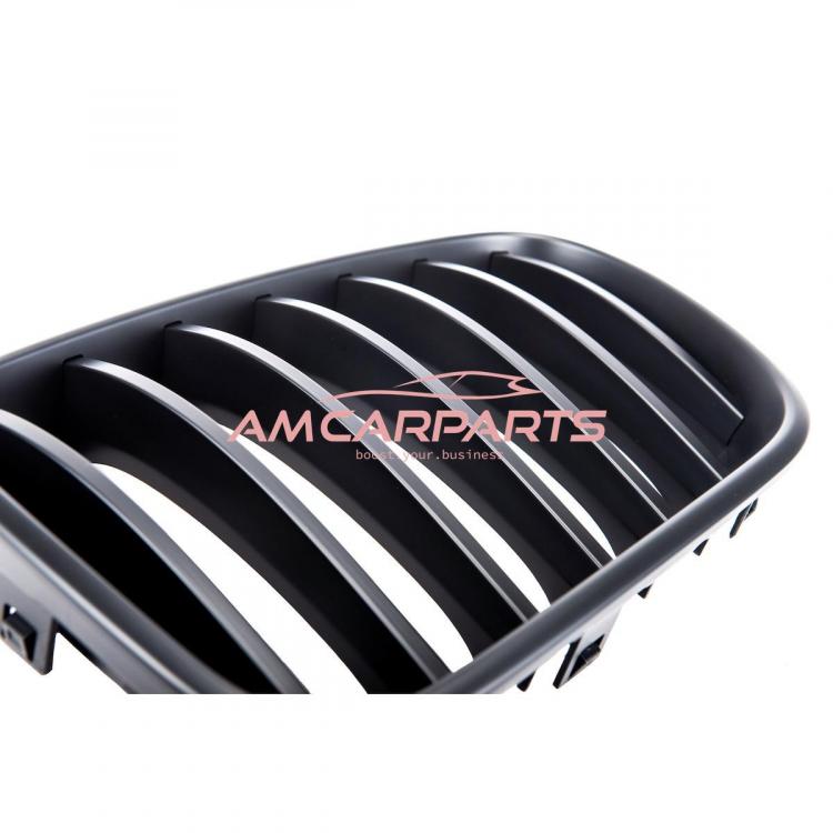 Upgrade Design Kühlergrill / Sportgrill passend für BMW X3 F25 Vor-Facelift 10-14 Matt schwarz