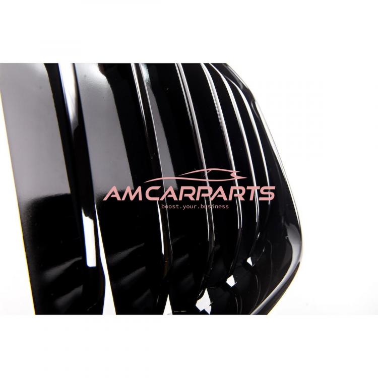 Upgrade Design Kühlergrill / Sportgrill passend für BMW X3 G01 / X4 G02 17-21 Hochglanz schwarz