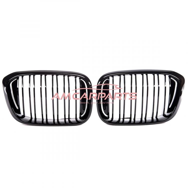 Upgrade Design Kühlergrill / Sportgrill passend für BMW X3 G01 / X4 G02 17-21 Hochglanz schwarz