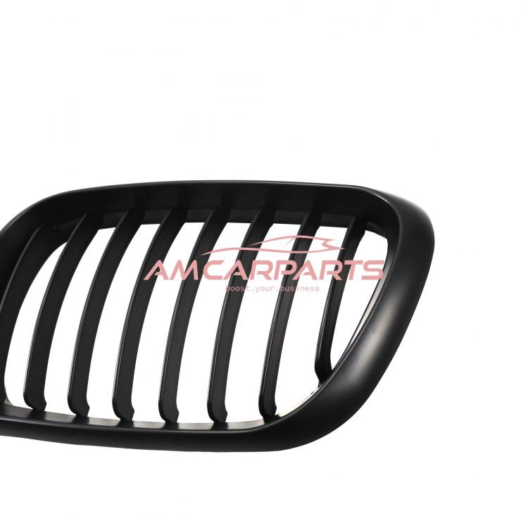 Upgrade Design Kühlergrill / Sportgrill passend für BMW X5 E53 Vor-Facelift 99-03 Matt schwarz