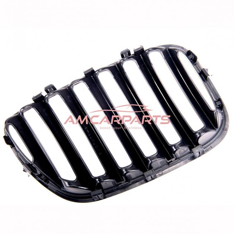 Upgrade Design Kühlergrill / Sportgrill passend für BMW X5 E53 Facelift 03-06 Hochglanz schwarz