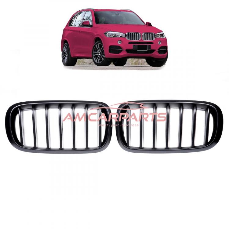 Upgrade Design Kühlergrill / Sportgrill passend für BMW X5 F15, F85 / X6 F16, F86 13-18 Matt schwarz