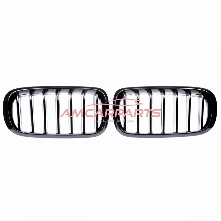 Upgrade Design Kühlergrill / Sportgrill passend für BMW X5 F15, F85 / X6 F16, F86 13-18 Hochglanz schwarz