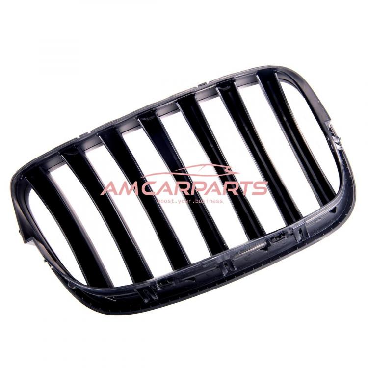 Upgrade Design Kühlergrill / Sportgrill passend für BMW X5 E70 / X6 E71, E72 13-18 Matt schwarz