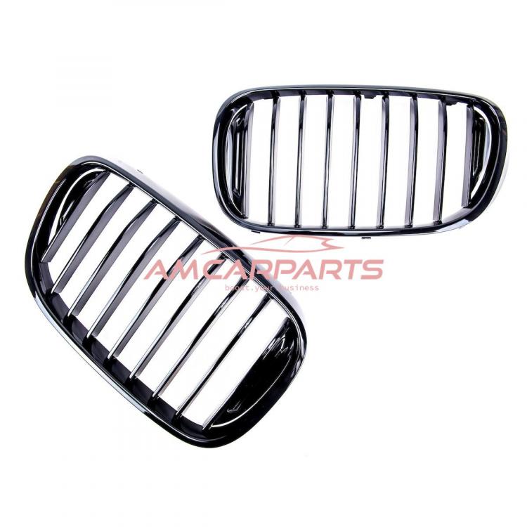 Upgrade Design Kühlergrill / Sportgrill passend für BMW 7er G11 / G12 Vor-Facelift 15-19 Hochglanz schwarz