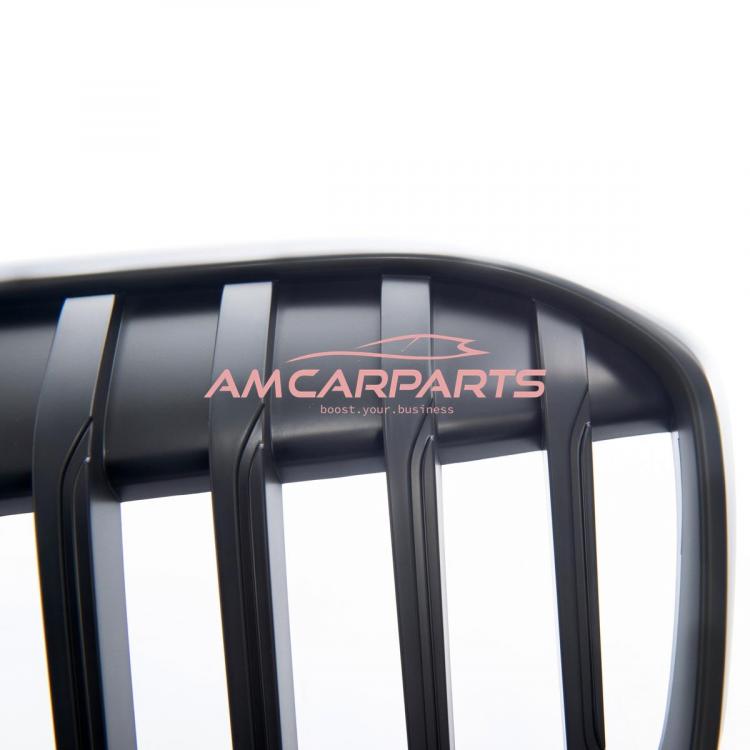 Upgrade Design Kühlergrill / Sportgrill passend für BMW 7er G11 / G12 Facelift 19+ Matt schwarz