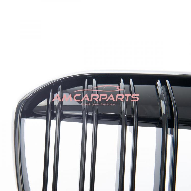 Upgrade Design Kühlergrill / Sportgrill passend für BMW 7er G11 / G12 Facelift 19+ Hochglanz schwarz