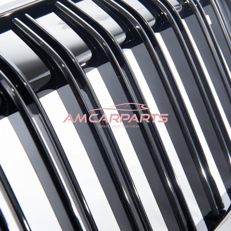 Upgrade Design Kühlergrill / Sportgrill passend für BMW 7er G11 / G12 Facelift 19+ Hochglanz schwarz