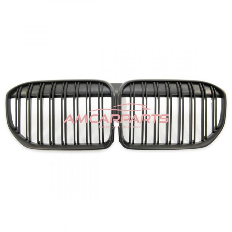 Upgrade Design Kühlergrill / Sportgrill passend für BMW 7er G11 / G12 Facelift 19+ Matt schwarz
