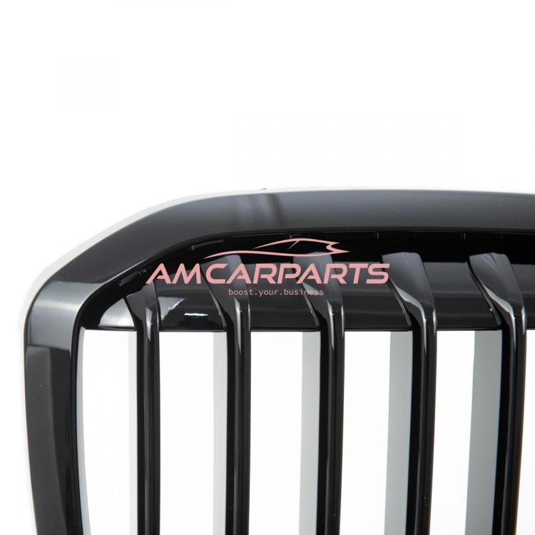 Preview: Upgrade Design Kühlergrill / Sportgrill passend für BMW X7 G07 Vor-Facelift 19-22 Hochglanz schwarz
