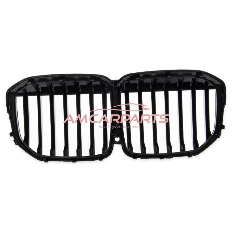 Upgrade Design Kühlergrill / Sportgrill passend für BMW X7 G07 Vor-Facelift 19-22 Hochglanz schwarz