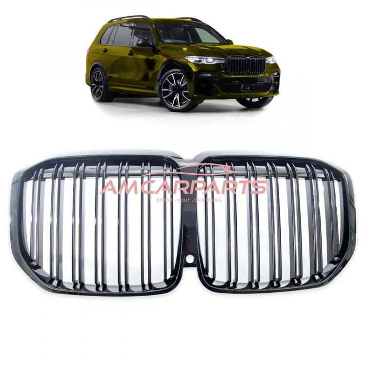 Upgrade Design Kühlergrill / Sportgrill passend für BMW X7 G07 Vor-Facelift 19-22 Hochglanz schwarz