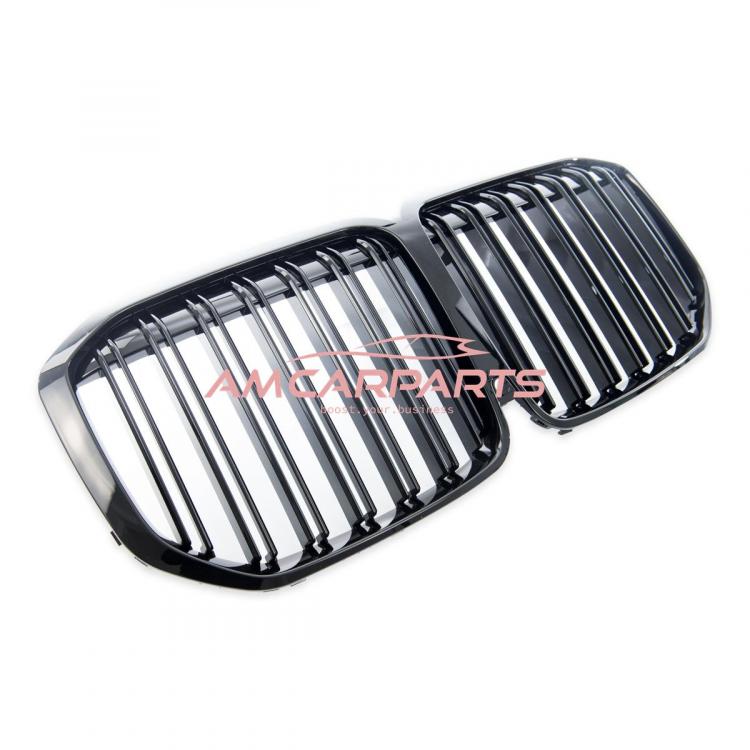 Preview: Upgrade Design Kühlergrill / Sportgrill passend für BMW X7 G07 Vor-Facelift 19-22 Hochglanz schwarz