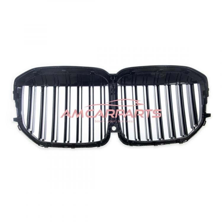 Upgrade Design Kühlergrill / Sportgrill passend für BMW X7 G07 Vor-Facelift 19-22 Hochglanz schwarz