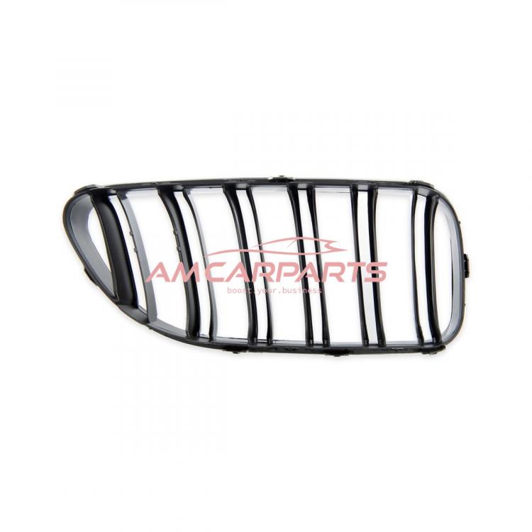 Upgrade Design Kühlergrill / Sportgrill passend für BMW 6er F12 / F13 / F06 11-18 Hochglanz schwarz / chrom