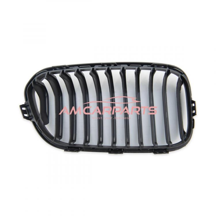 Upgrade Design Kühlergrill / Sportgrill passend für BMW 1er F20 / F21 Facelift 15-19 Matt schwarz