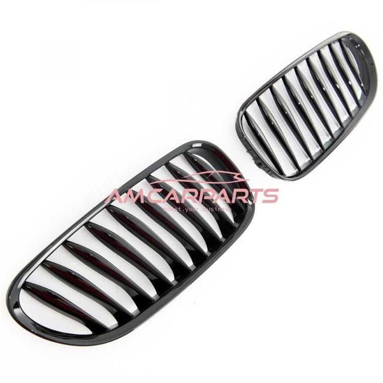 Preview: Upgrade Design Kühlergrill / Sportgrill passend für BMW Z4 E85 / E86 02-08 Hochglanz schwarz