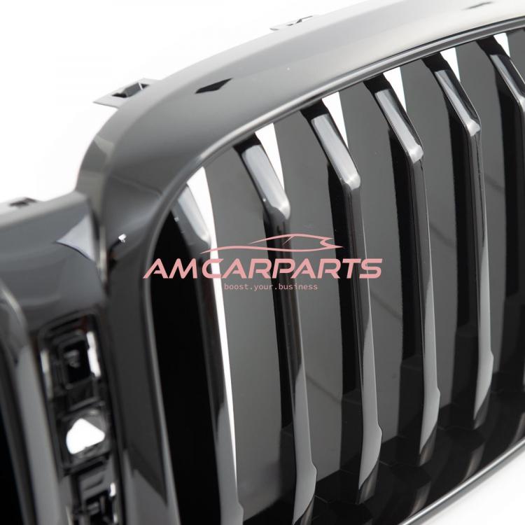 Preview: Upgrade Design Kühlergrill / Sportgrill passend für BMW X3 G01, F97 / X4 G02, F98 Facelift 21+ Hochglanz schwarz