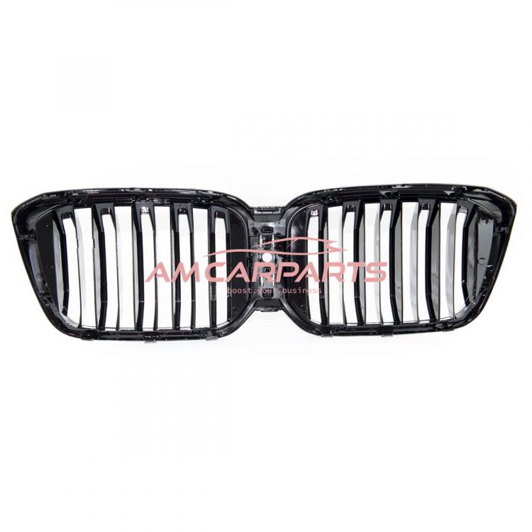 Preview: Upgrade Design Kühlergrill / Sportgrill passend für BMW X3 G01, F97 / X4 G02, F98 Facelift 21+ Hochglanz schwarz