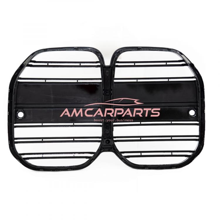 Upgrade Design Kühlergrill / Sportgrill passend für BMW 4er G22 / G23 Vor-Facelift 20+ Hochglanz schwarz