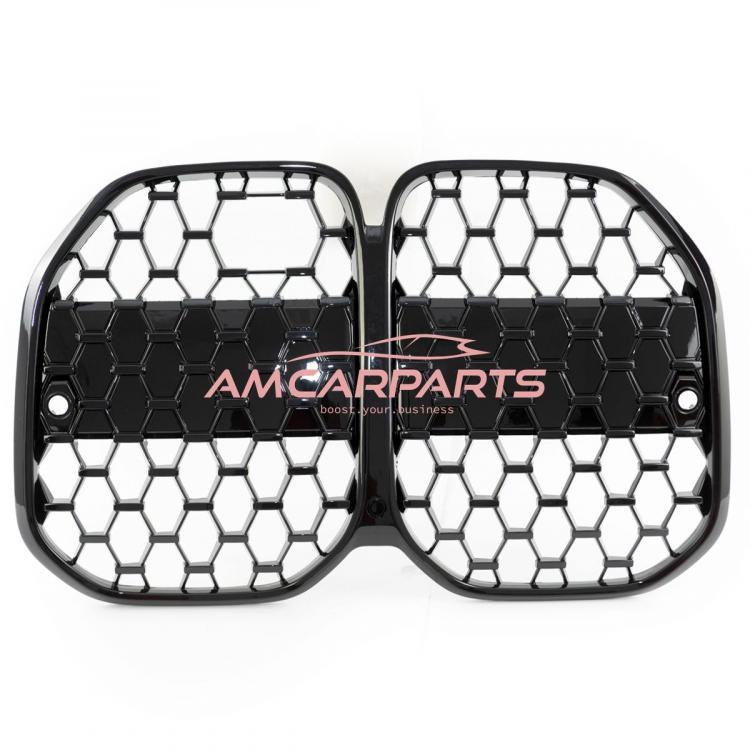 Upgrade Design Kühlergrill / Sportgrill passend für BMW 4er G22 / G23, G83 21+ Hochglanz schwarz