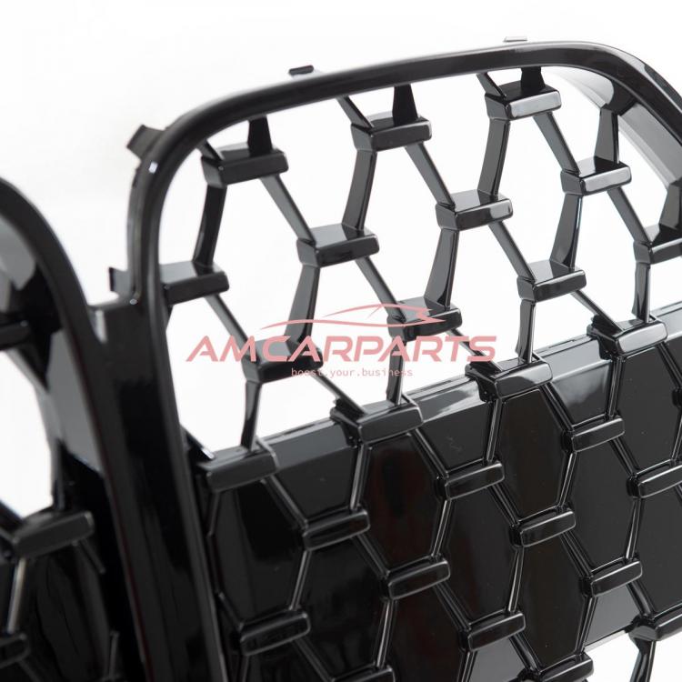 Preview: Upgrade Design Kühlergrill / Sportgrill passend für BMW 4er G22 / G23 Vor-Facelift 20+ Hochglanz schwarz