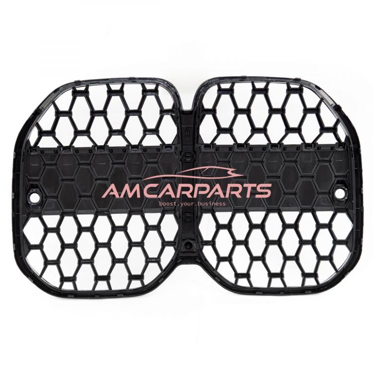 Upgrade Design Kühlergrill / Sportgrill passend für BMW 4er G22 / G23 Vor-Facelift 20+ Hochglanz schwarz