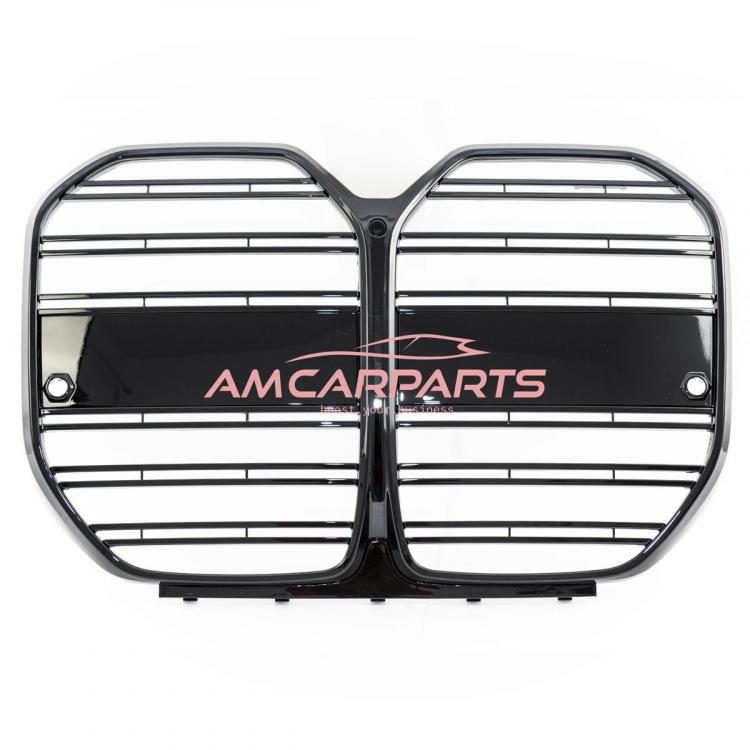 Preview: Upgrade Design Kühlergrill / Sportgrill passend für BMW 4er G26 Vor-Facelift 21+ Hochglanz schwarz