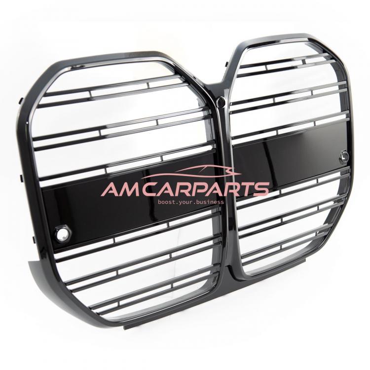 Preview: Upgrade Design Kühlergrill / Sportgrill passend für BMW 4er G26 Vor-Facelift 21+ Hochglanz schwarz
