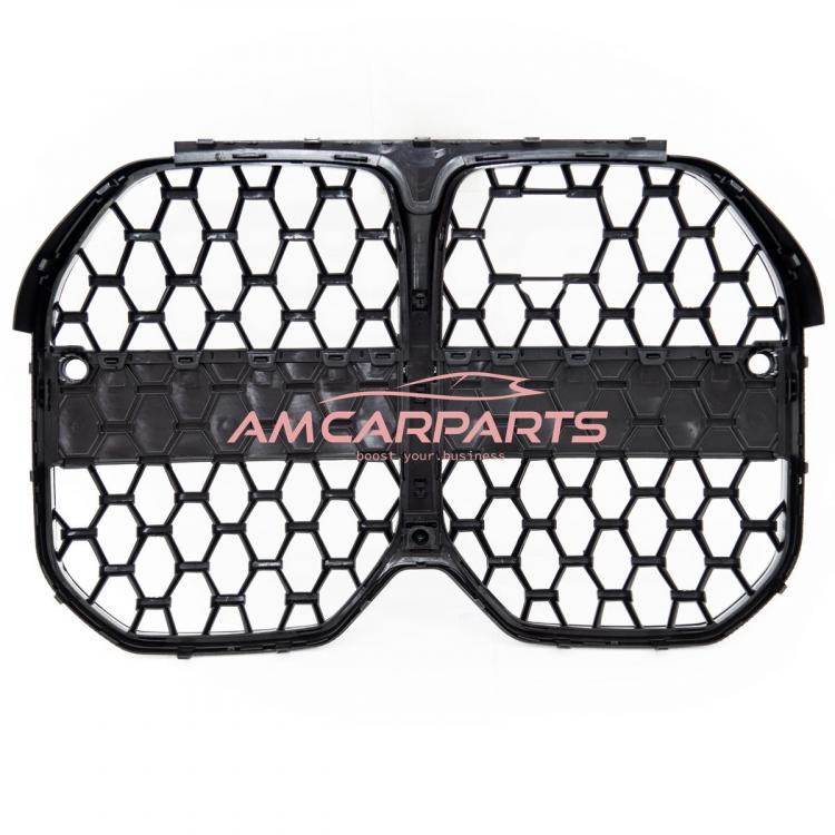 Upgrade Design Kühlergrill / Sportgrill passend für BMW 4er G26 21+ Hochglanz schwarz