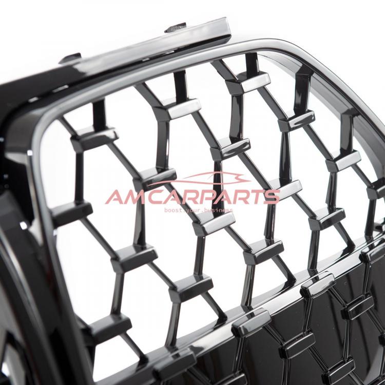 Preview: Upgrade Design Kühlergrill / Sportgrill passend für BMW 4er G26 Vor-Facelift 21+ Hochglanz schwarz