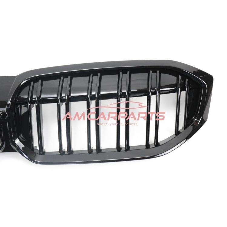 Preview: Upgrade Design Kühlergrill / Sportgrill passend für BMW 3er G20 / G21 Facelift 22+ Hochglanz schwarz