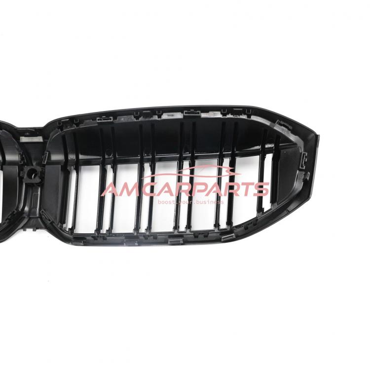 Upgrade Design Kühlergrill / Sportgrill passend für BMW 3er G20 / G21 Facelift 22+ Hochglanz schwarz