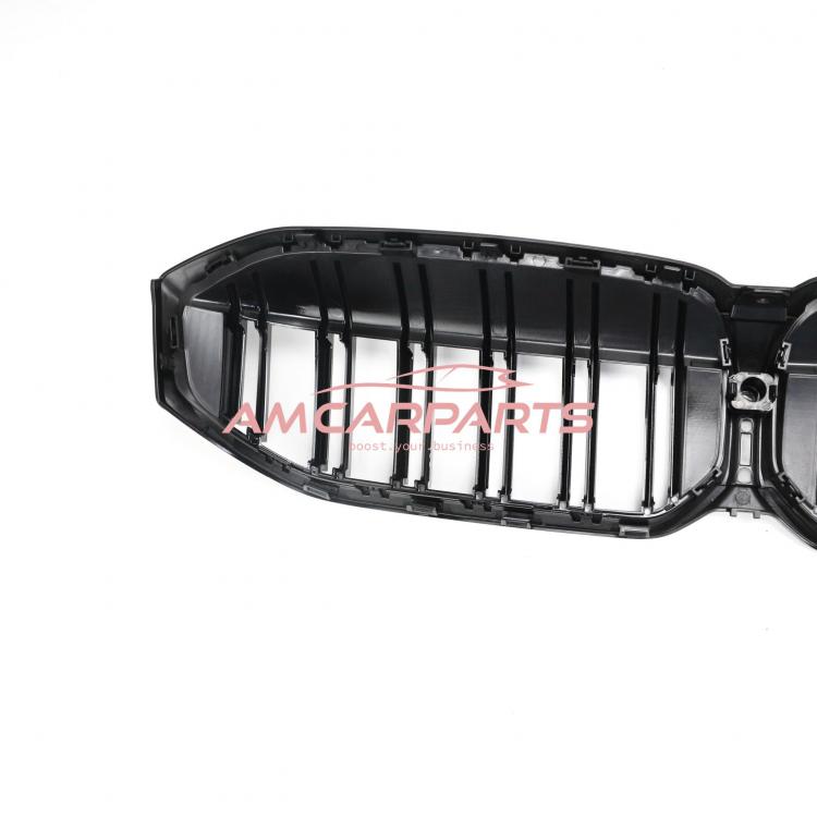 Upgrade Design Kühlergrill / Sportgrill passend für BMW 3er G20 / G21 Facelift 22+ Hochglanz schwarz