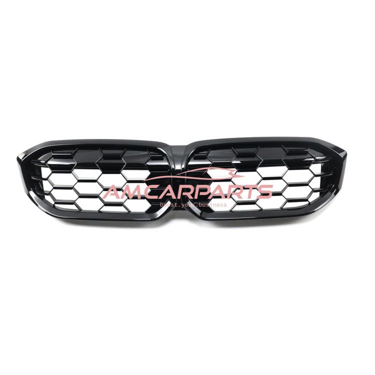 Upgrade Design Kühlergrill / Sportgrill passend für BMW 3er G20 / G21 Facelift 22+ Hochglanz schwarz