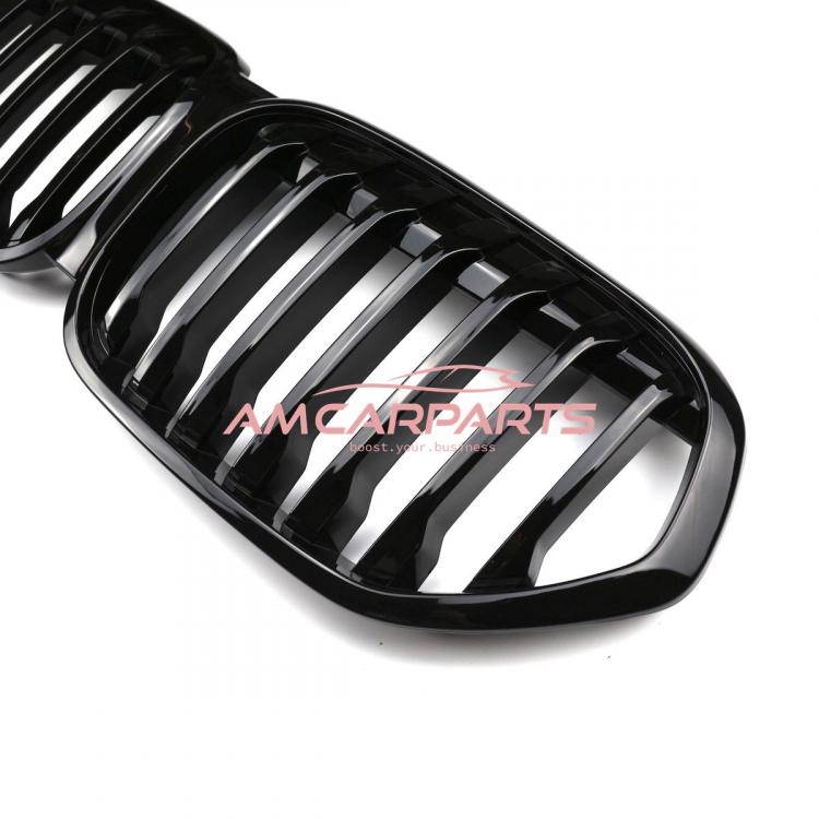 Upgrade Design Kühlergrill / Sportgrill passend für BMW X1 F48 Facelift 19-22 Hochglanz schwarz