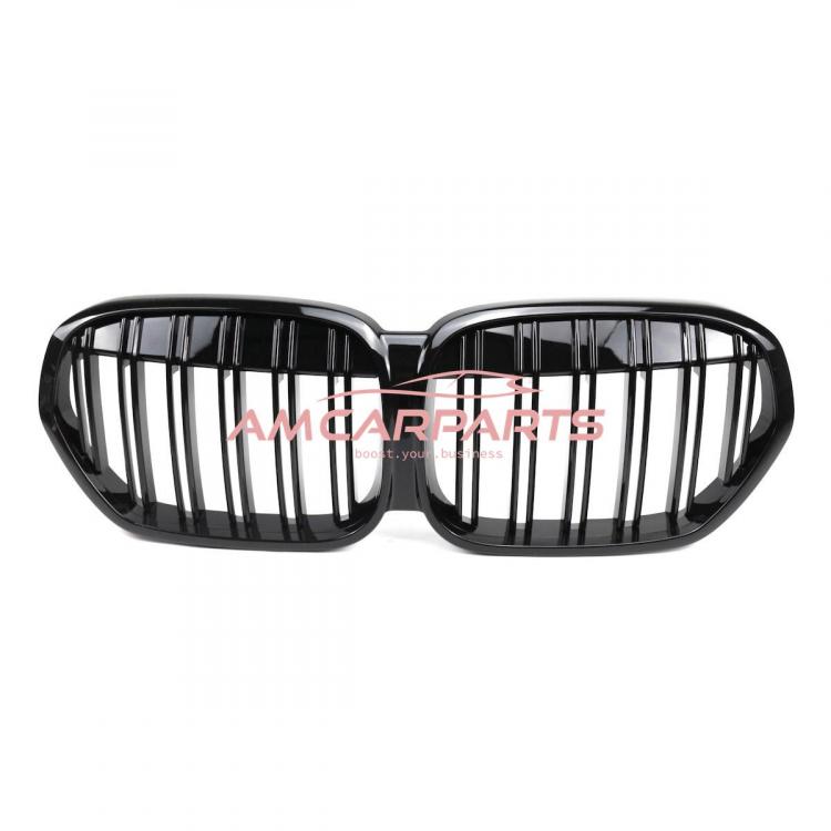 Upgrade Design Kühlergrill / Sportgrill passend für BMW X1 F48 Facelift 19-22 Hochglanz schwarz