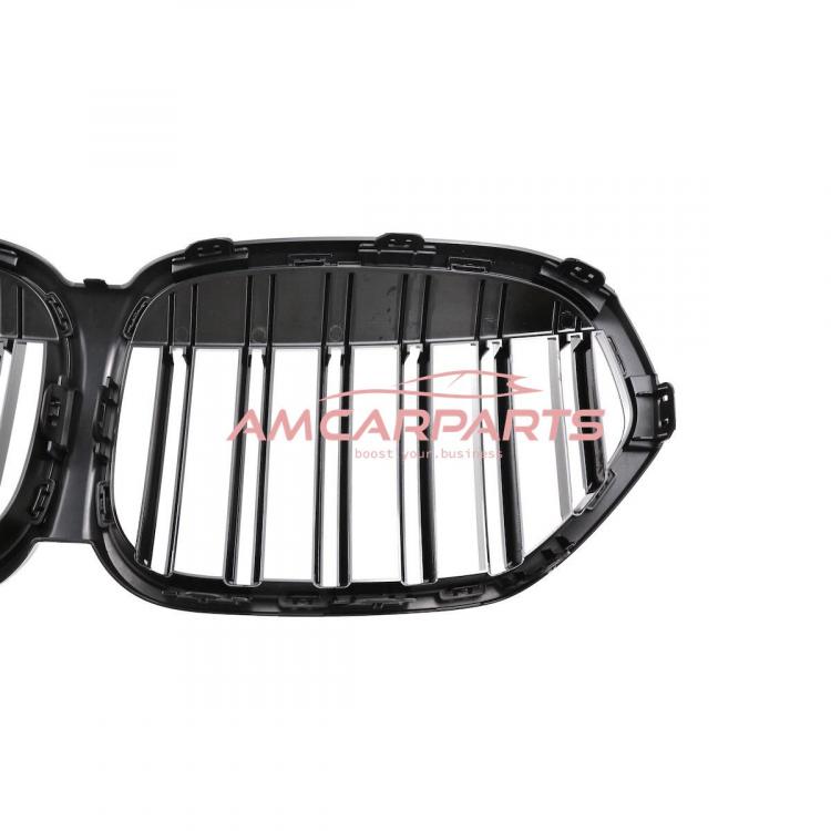 Upgrade Design Kühlergrill / Sportgrill passend für BMW X1 F48 Facelift 19-22 Hochglanz schwarz
