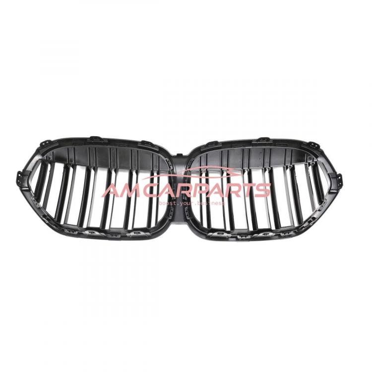 Upgrade Design Kühlergrill / Sportgrill passend für BMW X1 F48 Facelift 19-22 Hochglanz schwarz