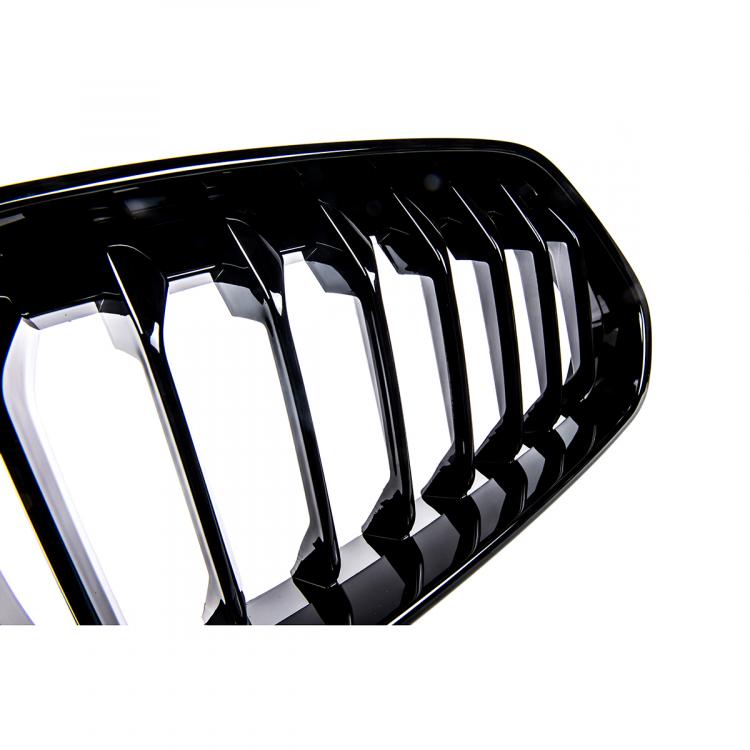 Preview: Upgrade Design Kühlergrill / Sportgrill passend für BMW X2 F39 17-23 Hochglanz schwarz