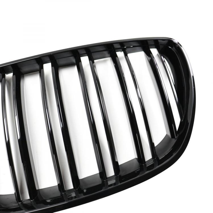 Preview: Upgrade Design Kühlergrill / Sportgrill passend für BMW X5 E53 Facelift 03-06 Hochglanz schwarz