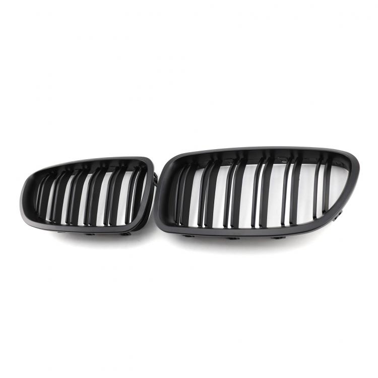 Upgrade Design Kühlergrill / Sportgrill passend für BMW 5er E39 95-03 Matt schwarz