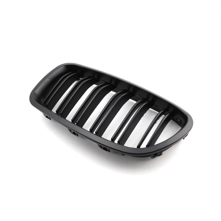 Preview: Upgrade Design Kühlergrill / Sportgrill passend für BMW 5er E39 95-03 Matt schwarz