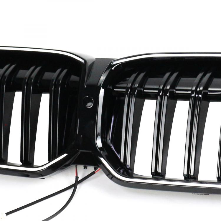 Preview: LumiFire Upgrade LED-Kühlergrill mit einer Lamelle in Schwarz glänzend passend für BMW 3er G20 LCI 2023 +